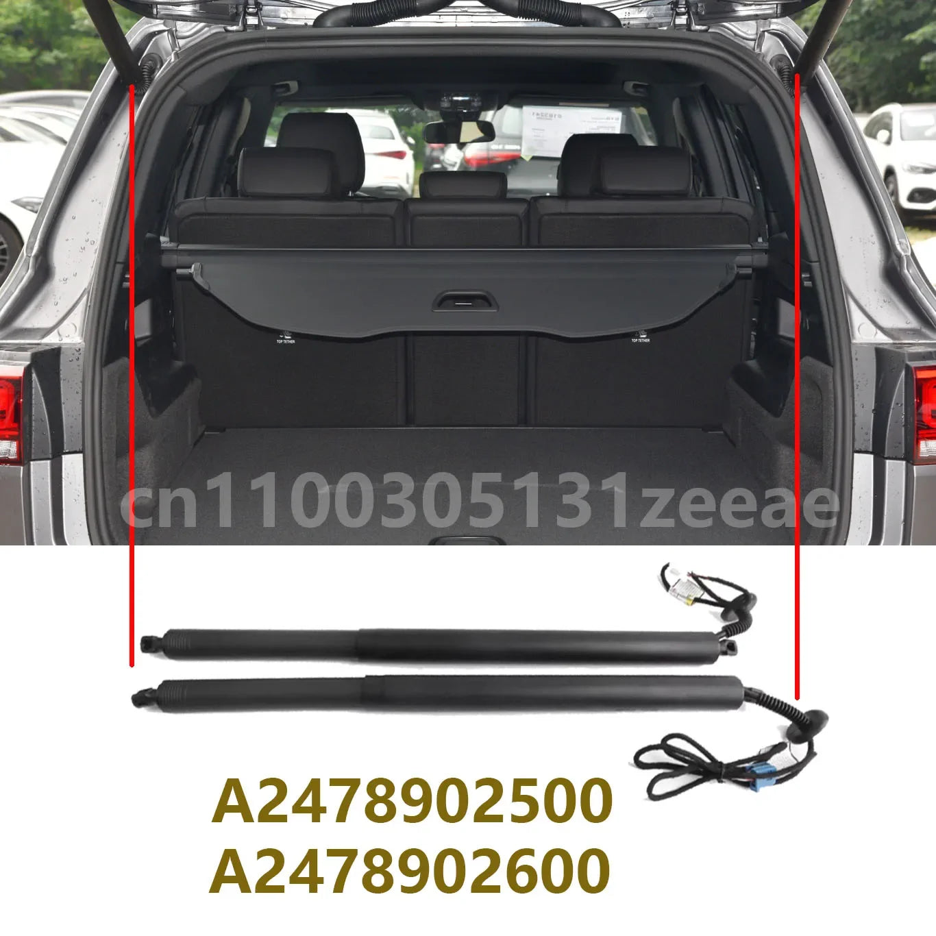 Tailgate Support Rod For 2019-2024 Mercedes-Benz GLB X247 Rear Tailgate Strut Electric Sup | AUTOKITSHOP