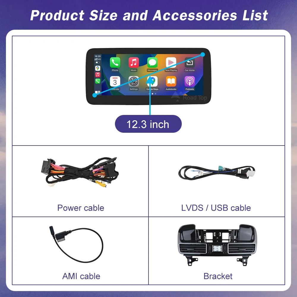 Linux System Car Radio Screen for Mercedes Benz ML W166 GL X166 GL550 2012-2015 GPS Naviga | AUTOKITSHOP