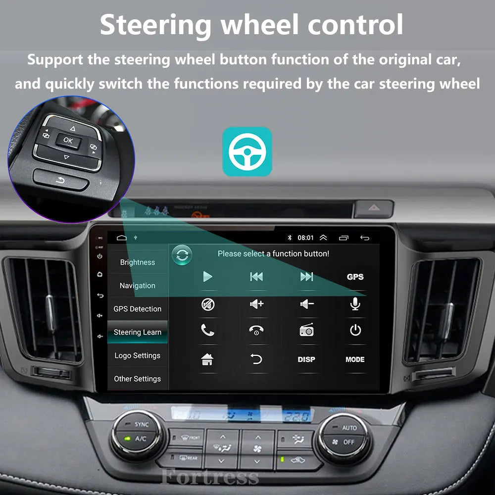 Android 16 Carplay Auto For Toyota RAV4 RAV 4 Xa40 2012 2013 2014 2015 2016 2017 2018 2019