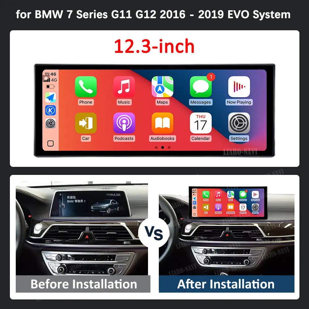 Navigation GPS Android 16 for BMW 7 Series G11 G12 2016 - 2019 Wireless Carplay Car Radio