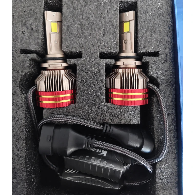 K15 300W 300000Lm H7 Led Headlight Bulb 12V 24V Universal H11 H4 9005 9006 White Canbus Er