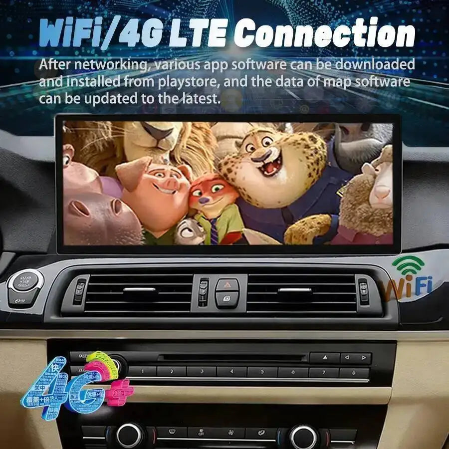 Navigation WiFi 4G Bluetooth Radio Multimedia Player For BMW 5 Series F10 F11 2013-2016 15 | AUTOKITSHOP