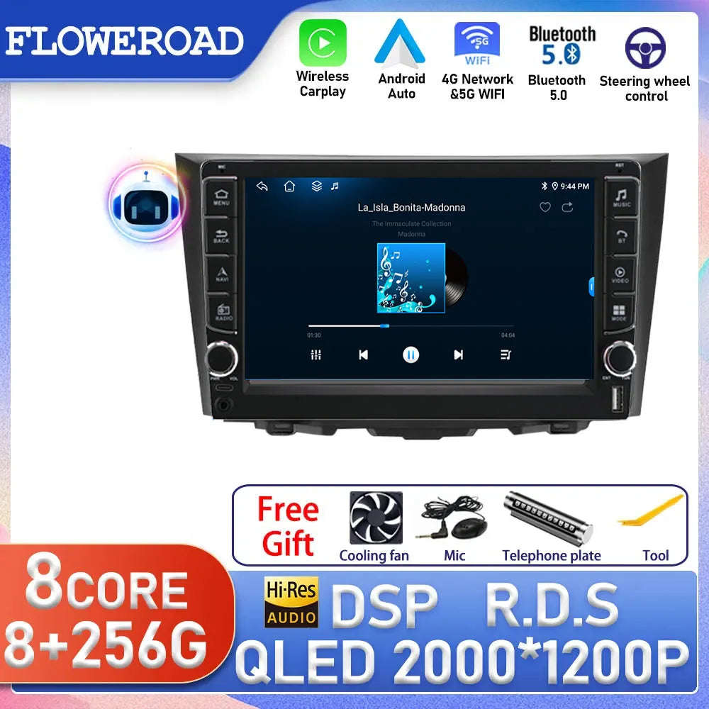 Android 15 For Suzuki Kizashi 2009 - 2015 QLED Screen Car Radio GPS Navigation Head Unit M | AUTOKITSHOP