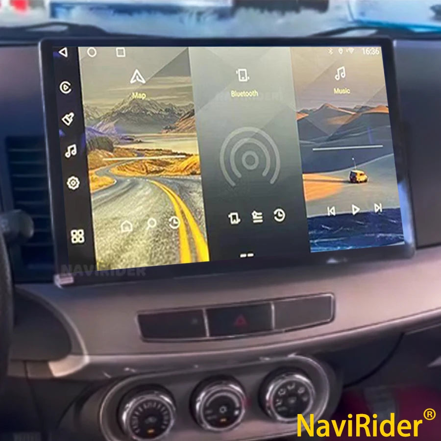 Android 14 13.3Inch 2K Screen For Mitsubishi Lancer 2007 2017 256GB Car Multimedia Video P | AUTOKITSHOP