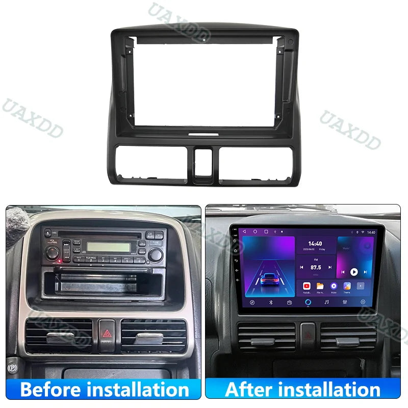 2Din For Honda 1997 2006 CRV 9inch radio android stereo frame panel fascia dashboard audio