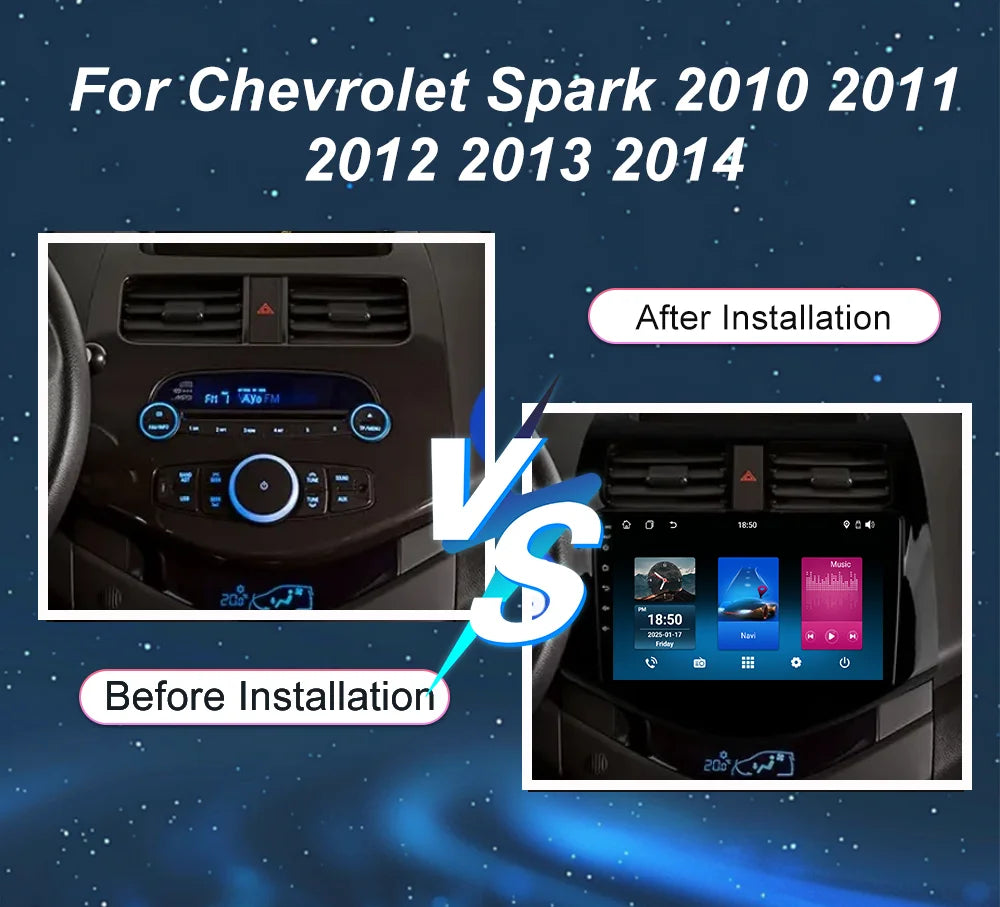 Android Car DVD Radio Stereo For Chevrolet Spark 2010 2011 2012 2013 2014 Auto Multimidia