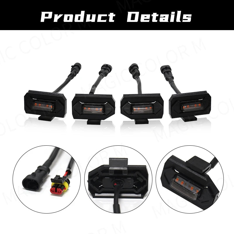 For Toyota Tacoma Off Road & Sport 2020 2021 2022 Led Grill Light Car Front Grid Warning D | AUTOKITSHOP