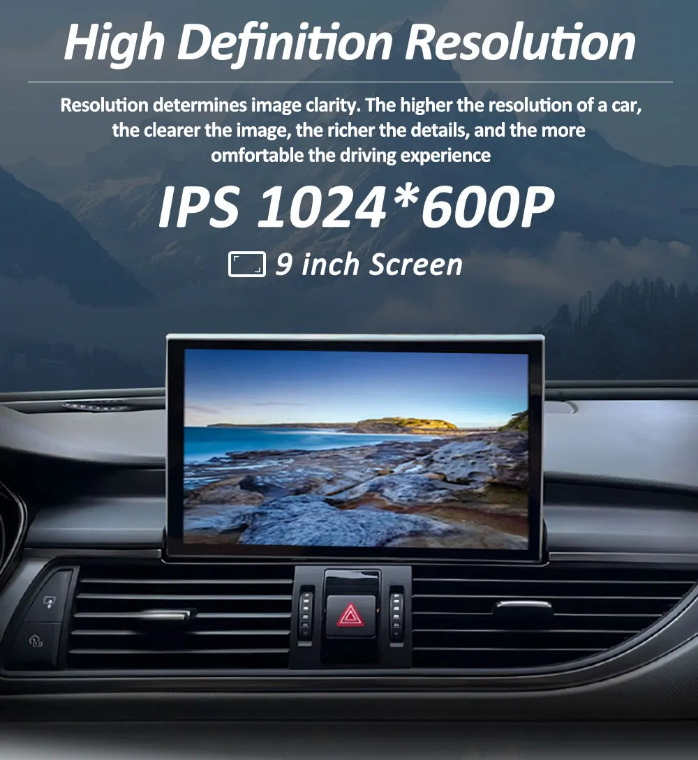 9 '' Carplay DSP Stereo Car Radio Multimedia Player for Audi A6 C7 A7 2012 - 2018 Navi GPS