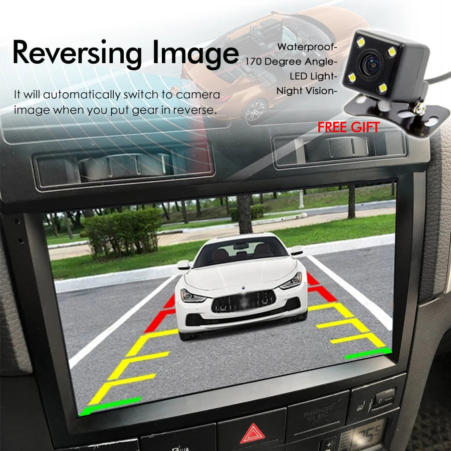 Android 13 AI Voice Car Radio 8+128GB GPS Navigation Stereo For VW Volkswagen Touareg 2002