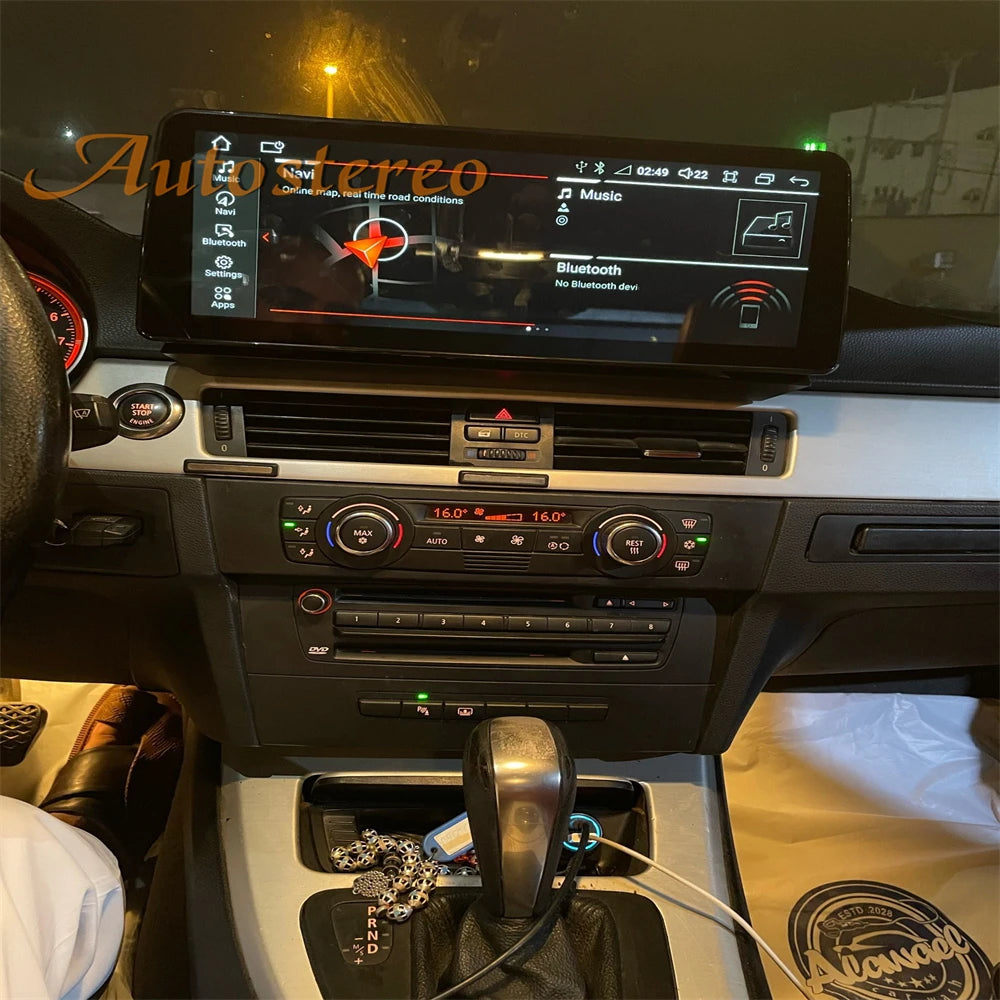 Qualcomm 668 Android 13 For BMW 5 Series E60 E61 2002-2008 M5 Car Multimedia Player GPS Na