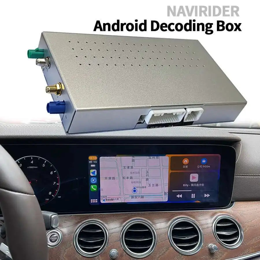Upgrade Wireless CarPlay For Mercedes Benz GLE GLS CLS GT E-Class 2020-2023 Android 14 Qua