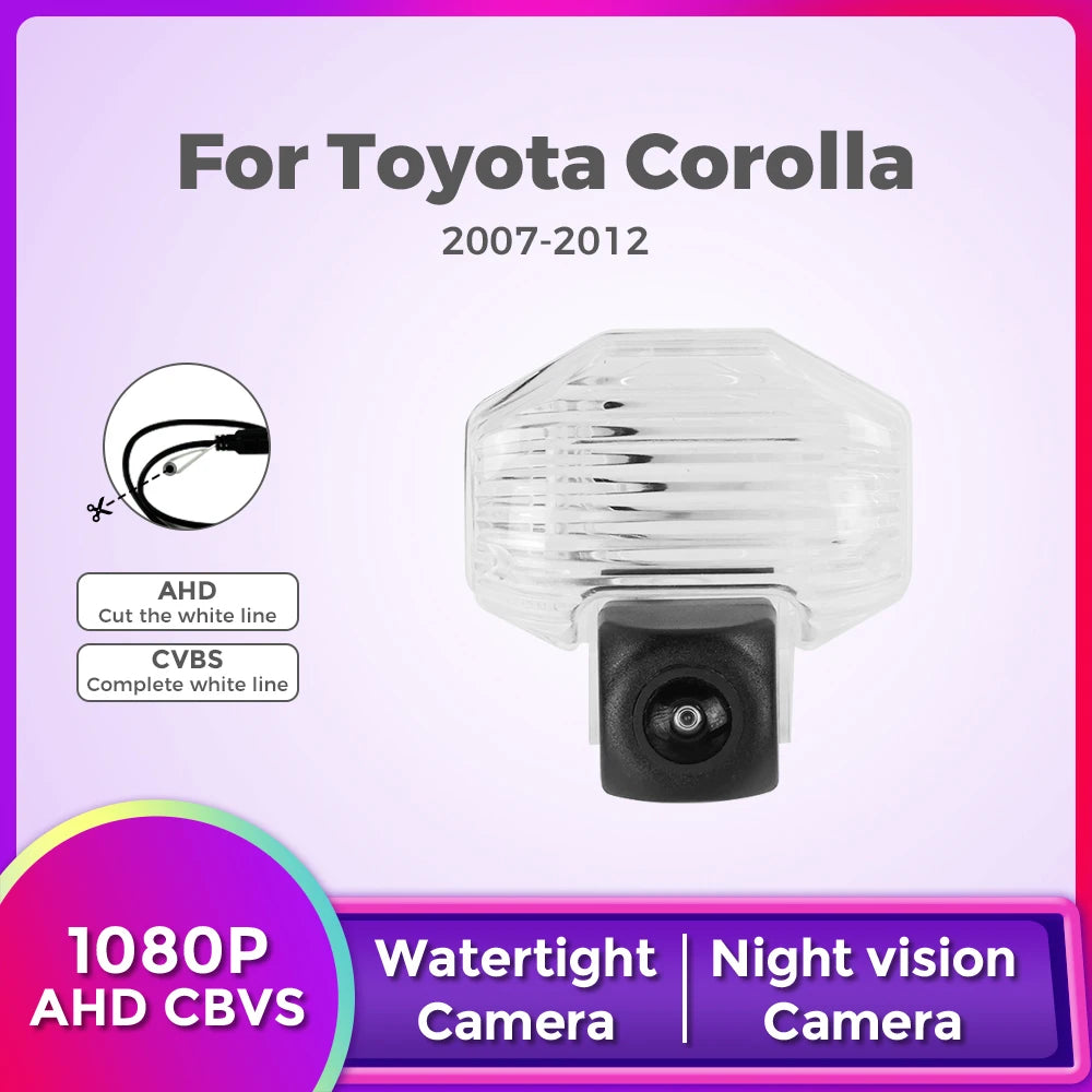 1080P Watertight 170° Wide Angle Car Android Night Vision Car Rear View Reverse Camera For