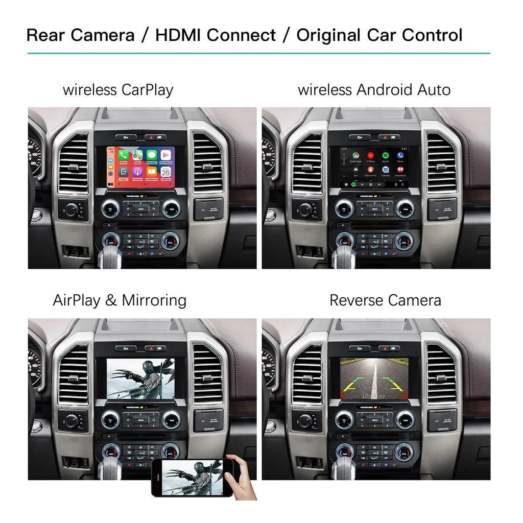 Wireless Carplay Android Auto For Ford Sync2 Explorer Focus Escape Fiesta C-max Edge Musta | AUTOKITSHOP