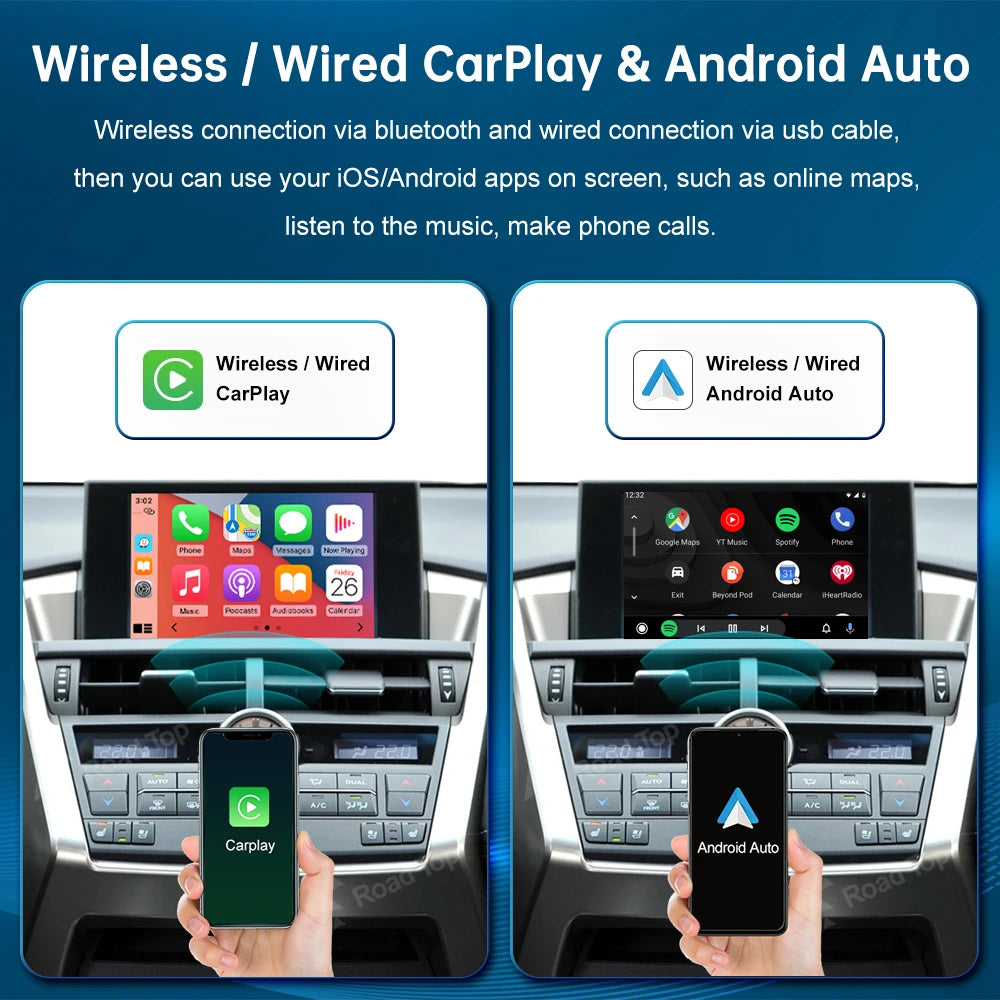 Wireless CarPlay Android Auto for Lexus NX RX IS ES GS RC CT LS LX LC UX 2014-2019 with Mi | AUTOKITSHOP