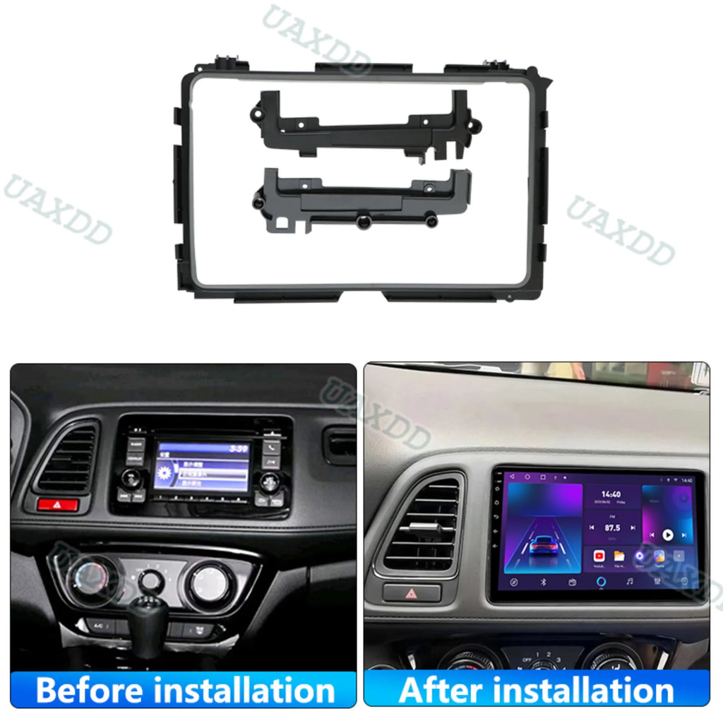 For Honda 2014 Vezel HR-V XR-V 9INCH Car Radio Android Stereo Video Frame Panel Fascia Aud