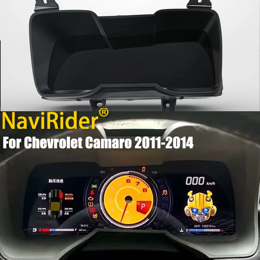 12.3" Linux System LCD Dashboard Screen For Chevrolet Camaro 2011-2014 5th Generation Car  | AUTOKITSHOP