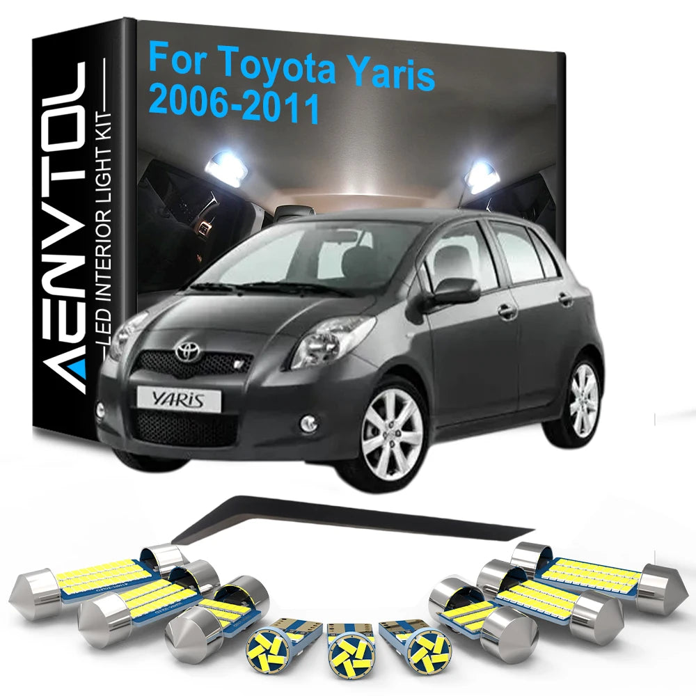 7-Piece LED Interior Light Kit for Toyota - Canbus Error-Free Interior Bulbs