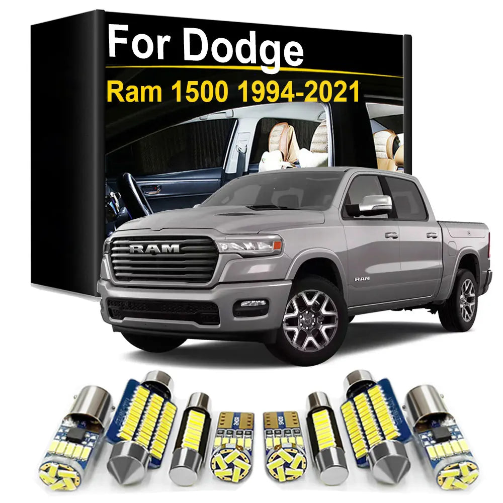 LED Interior Light Kit for Dodge Ram 1994- 2009 - Canbus Dome Map Door Trunk Bulbs | AUTOKITSHOP