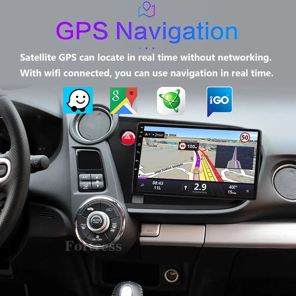 Android 16 2K Incell Screen Multimedia For Honda Insight 2 LHD RHD 2009 - 2014 Stereo Head