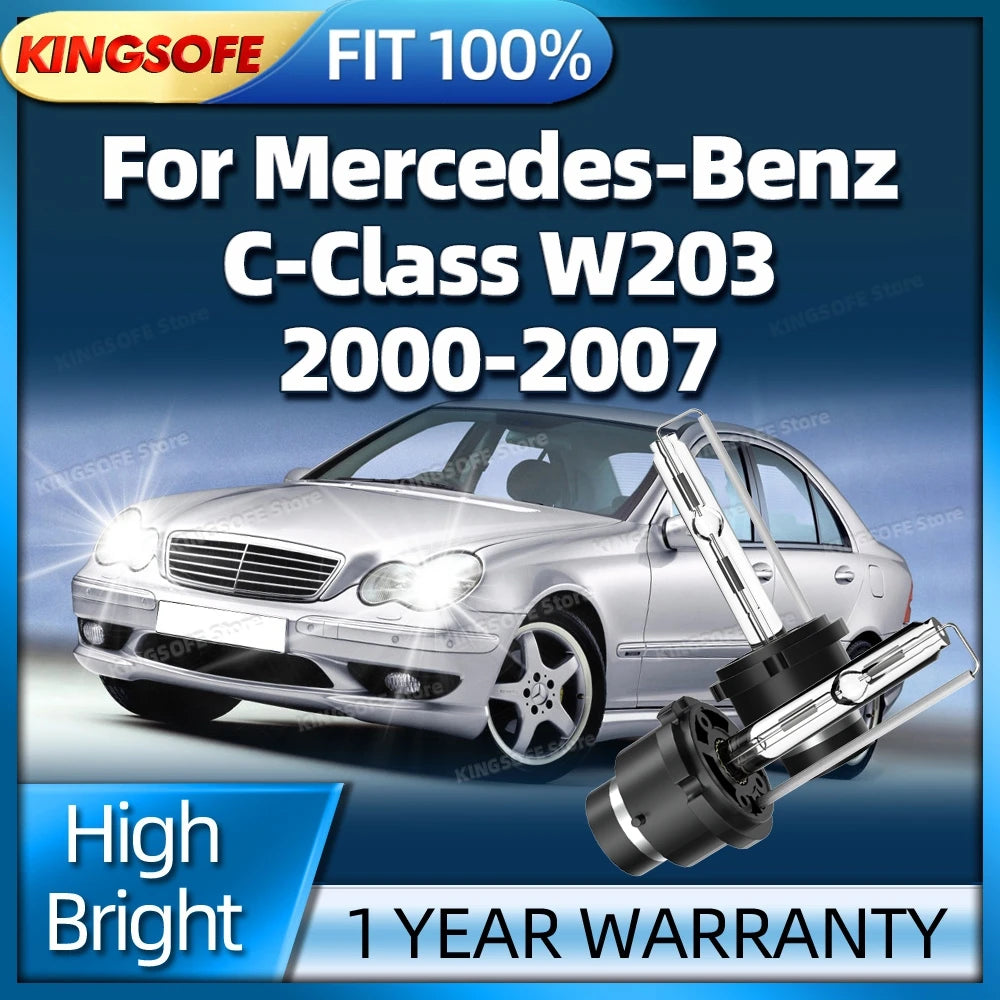 Xenon 35W HID Car Lamp D2S Headlight 6000K Upgrade Bulbs For Mercedes Benz C Class W203 20