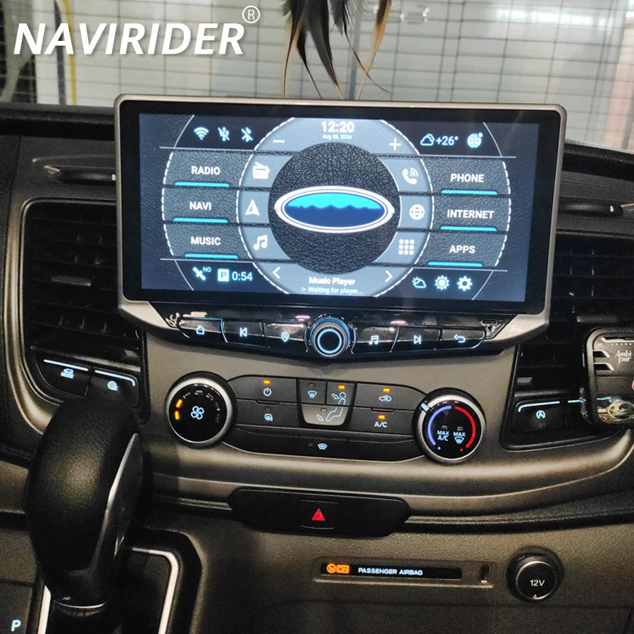10.88inch Android 14 Auto Qled Screen For Ford Transit T250 2022 Stereo GPS Carplay Car Ra