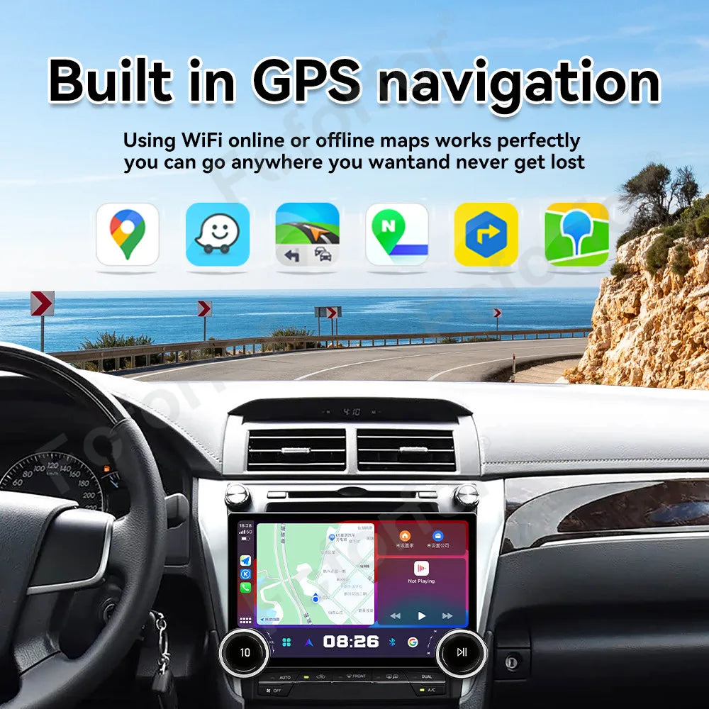 11.5 Inch Android 15 Smart HD Display Car Stereo Wireless CarPlay GPS Multimedia Player Fo