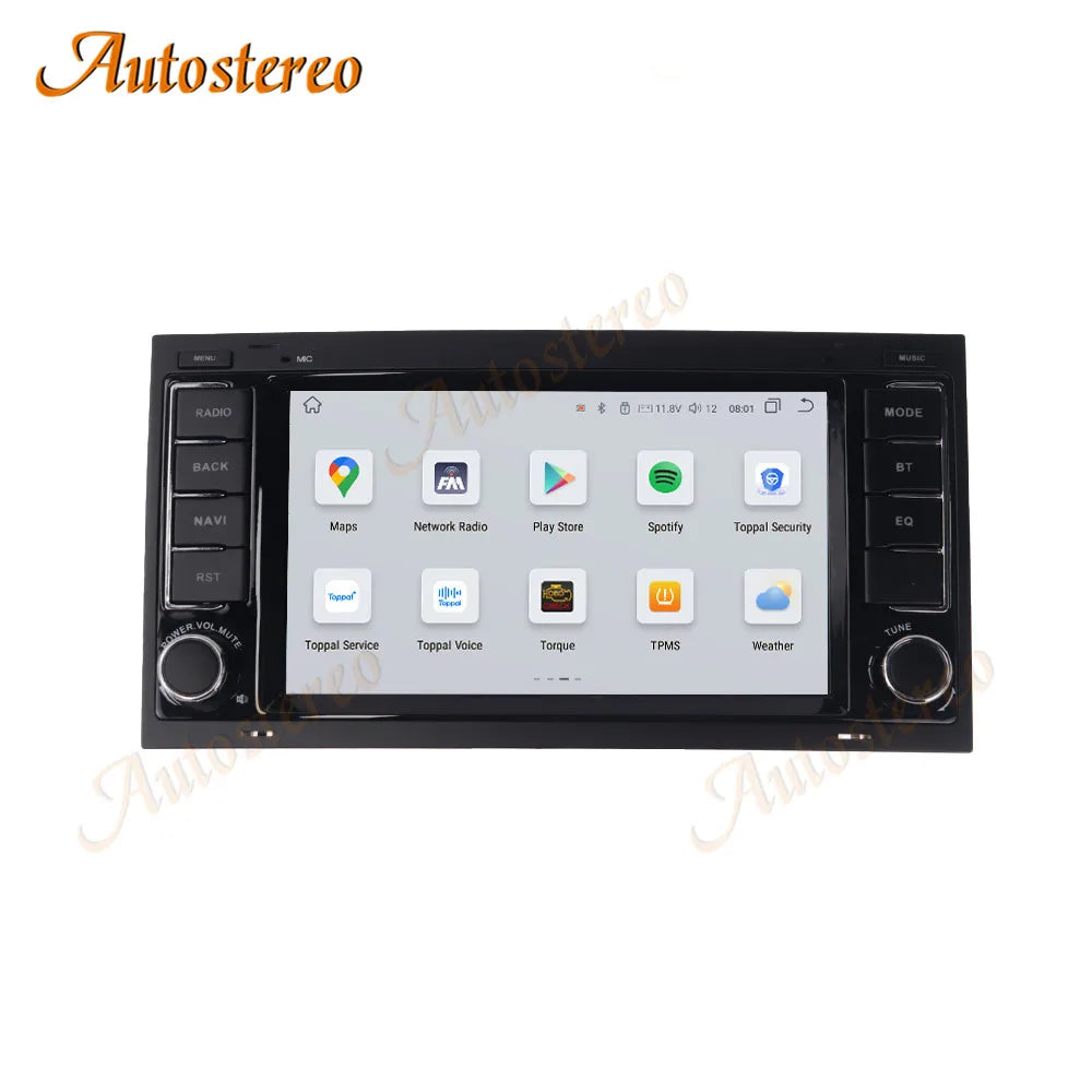 7 '' Android 14 Carplay For Volkswagen TOUAREG 2003-2010 Car GPS navigation Head Unit Mult