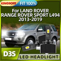 KINGSOFE Led Car Headlight D3S Light Auto 120W HID Lamp For LAND ROVER RANGE ROVER SPORT L