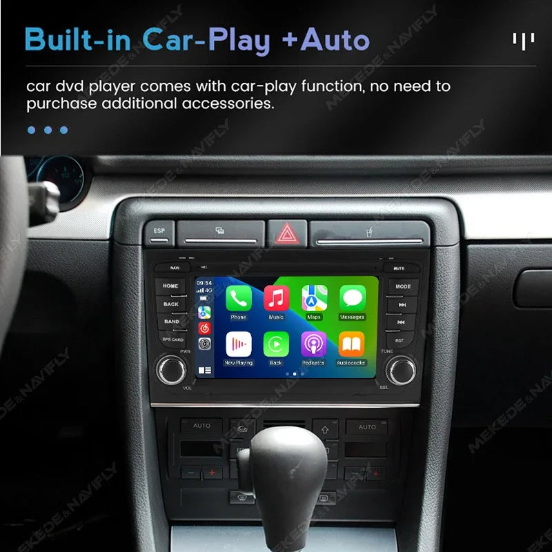 7inch Android Car Radio for Audi A4 S4 RS4 8E 2002-2008 Carplay Auto Video Player GPS Navi | AUTOKITSHOP
