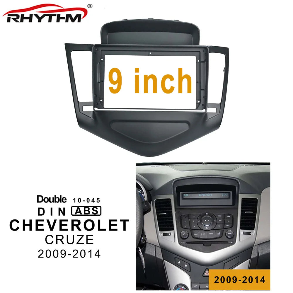 9 Inch Car Fascia for CHEVROLET CRUZE 2009 10 11 12 13 2014 Stereo Panel Dash Installation | AUTOKITSHOP