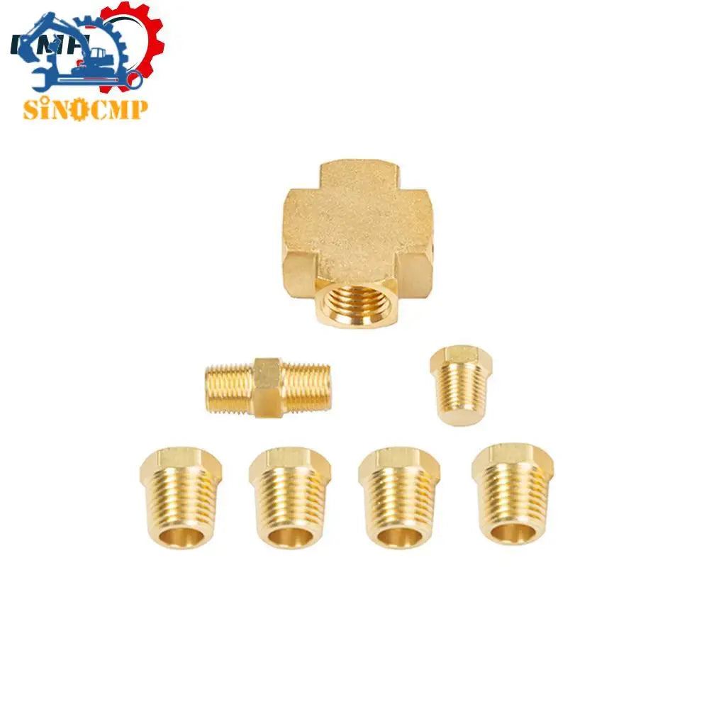 1Set Car Adapter Distributor For Oil Pressure Distributor Sender Oil Temperature Sensor 1/