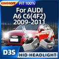 KINGSOFE 2Pcs Xenon 35W D3S HID Light Bulbs Car Headlight 6000K White Plug and Play For AU