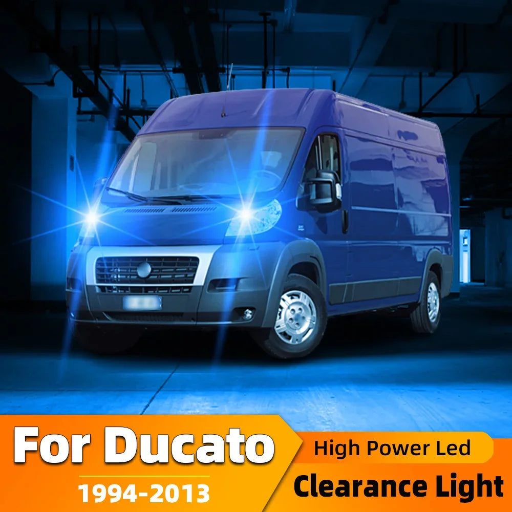 2-Piece LED Interior Light Kit for Fiat Ducato Accessories 1994-2013 - Canbus Dome Map Door Trunk Bulbs | AUTOKITSHOP