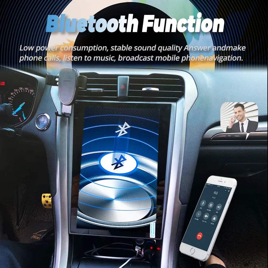 NaviRider 13.8 Inch Android 14 2K Screen For Ford Mondeo Fusion 2014 2019 GPS Car Video Pl | AUTOKITSHOP