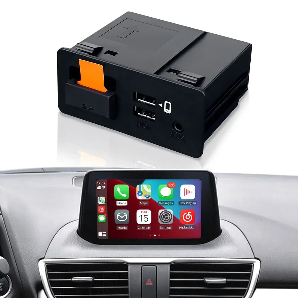CarPlay Android Auto USB Adapter Hub for Retrofit Mazda 6 Mazda 3 Mazda 2 CX30 CX5 CX8 CX9 | AUTOKITSHOP