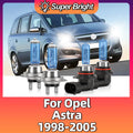 2/4x Halogen Headlight High Low Lamp Brightest Downroad with Whiter Light For Opel Astra 1