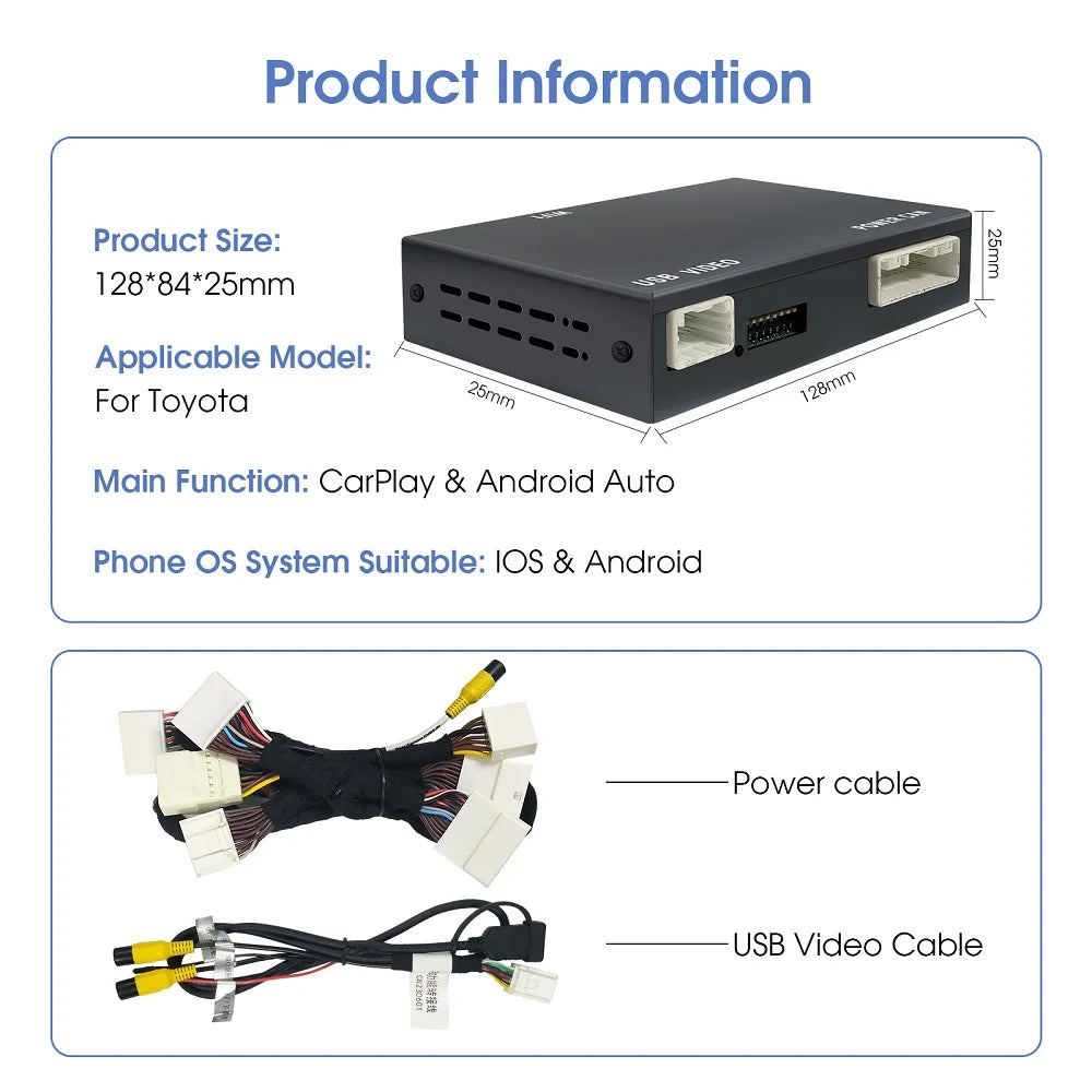 OEM Screen Upgrade Decoder Box MuItimedia Interface Wireless CarPlay Android Auto Retrofit | AUTOKITSHOP