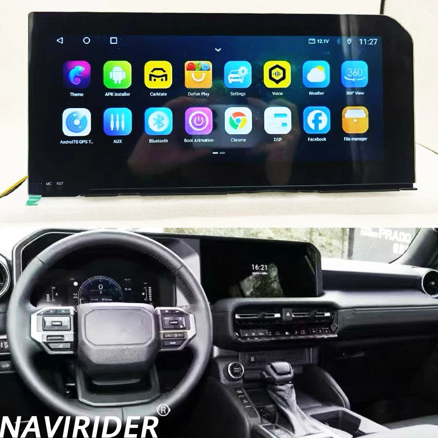 For Toyota Prado LC250 2023 2024 Car 12.3inch Android Stereo Radio Multimedia Player Auto  | AUTOKITSHOP