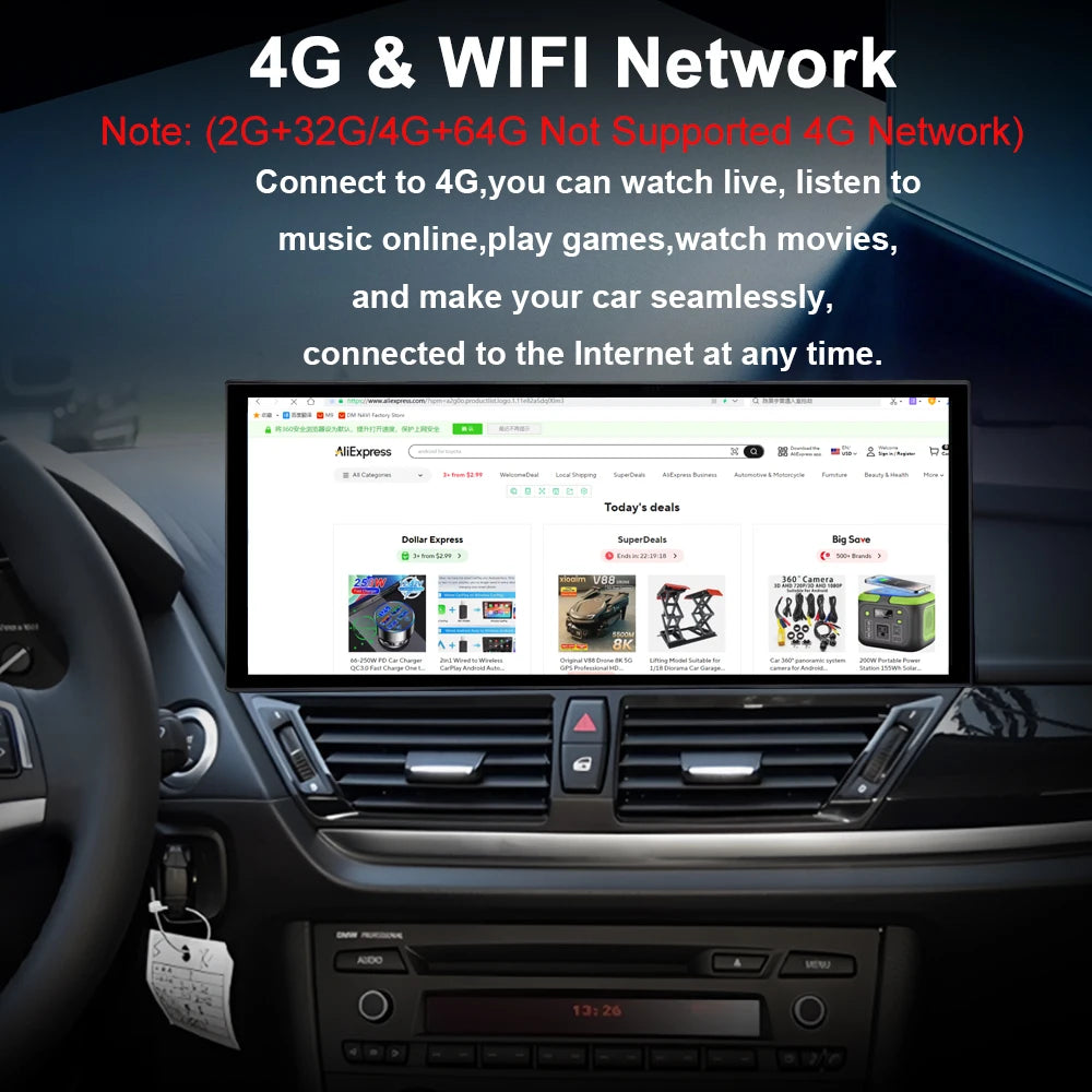 Car Redio Multimedia QLED Touch Screen For BMW 3 Series E90 E91 E92 2004-2008 2009-2012 An