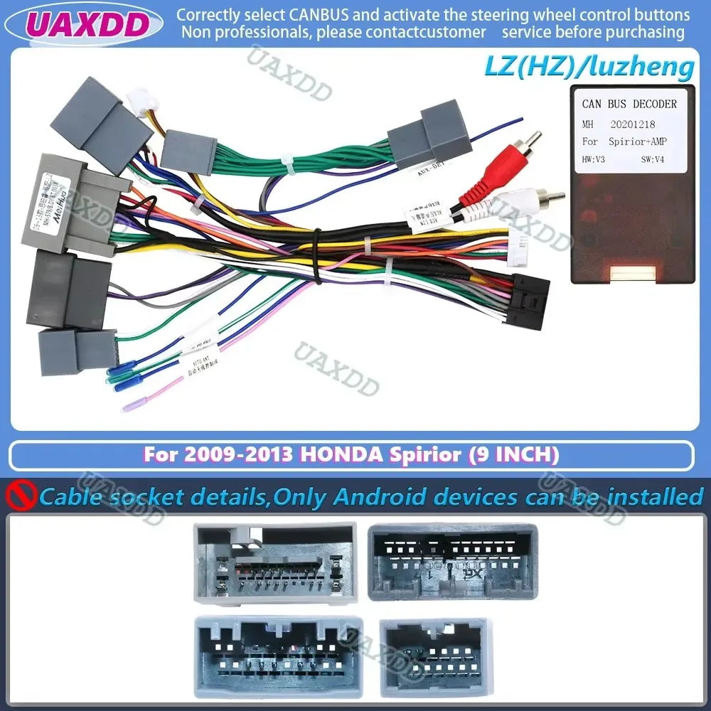 9 Inch For Honda Accord Spirior Acura SR9 2009-2013 Car Radio Stereo Android MP5 Player 2D