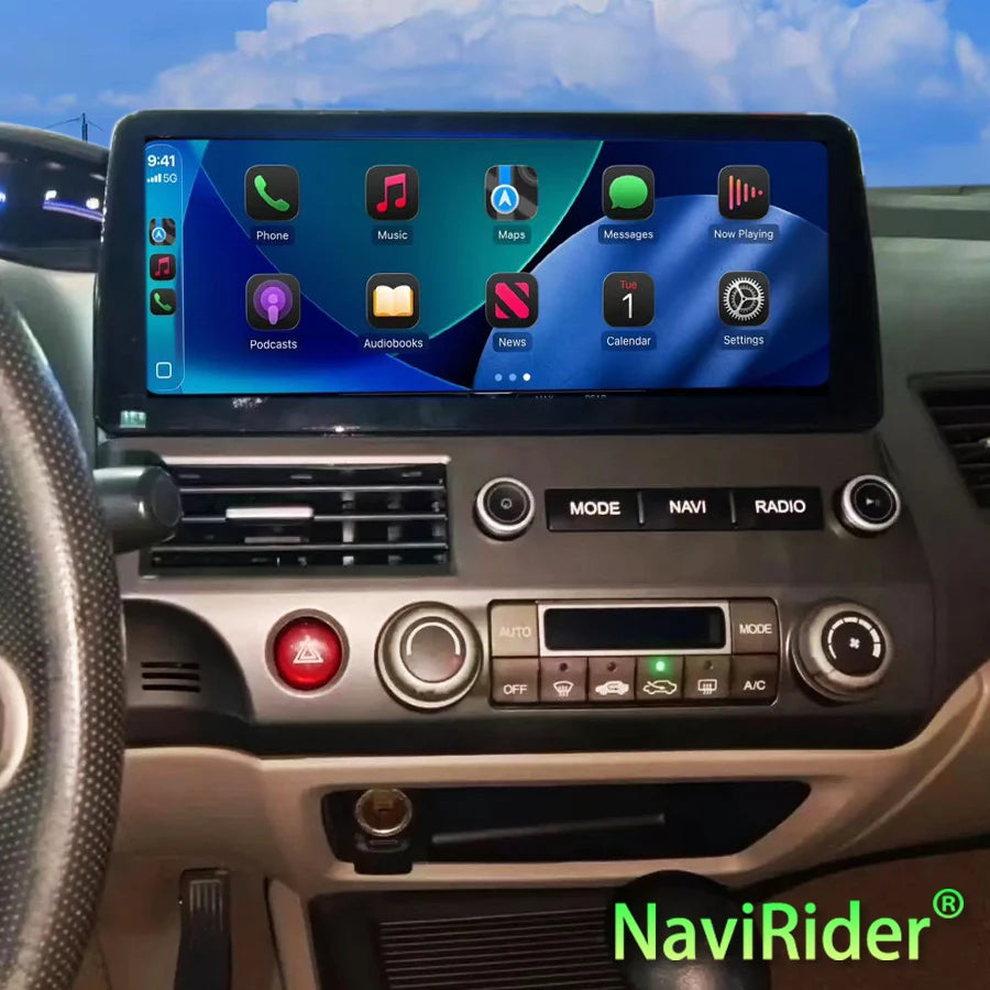 12.3" Touch Screen For Honda Civic 2008-2011 Car Multimedia Video Player Stereo GPS Naviga