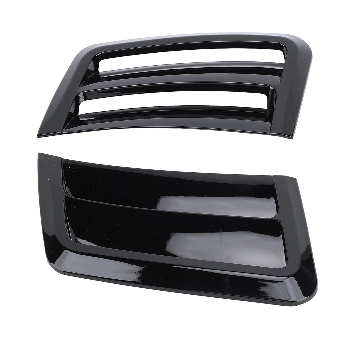 Car Front Bumper Side Vent Trim Glossy Black Sporty Look Enhanced Aerodynamics f for S204 W204 C63 - Automotive LED Ligh