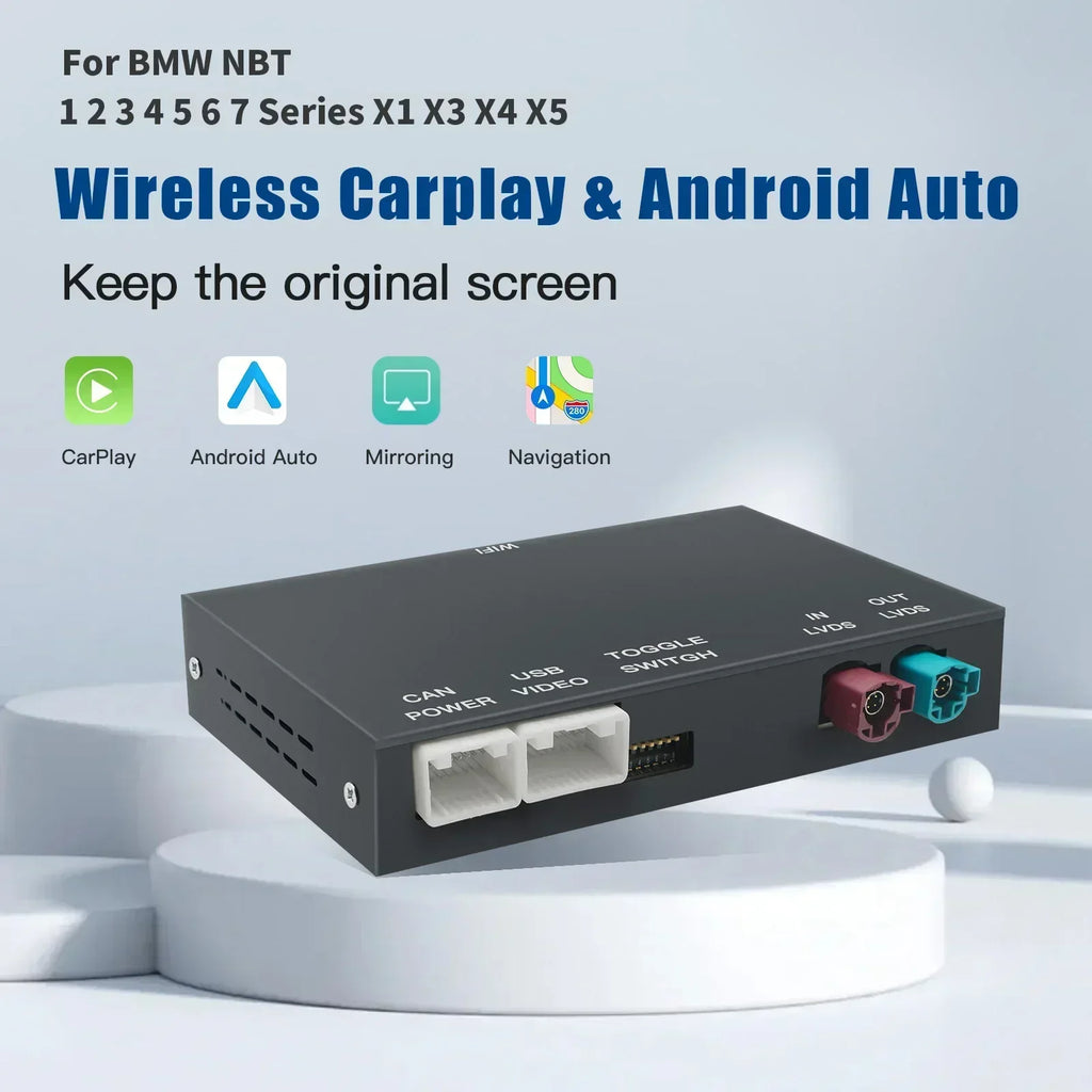 Wireless CarPlay Android For BMW NBT CIC System 1 2 3 4 5 Series X1 X3 X4 X5 F20 F21 F30 F | AUTOKITSHOP