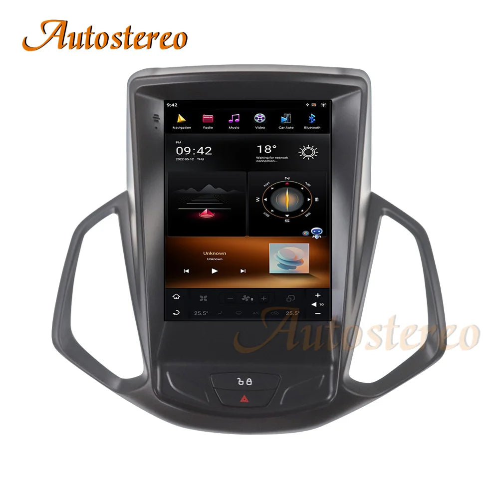 Qualcomm Android 11 For Ford Ecosport 2014-2019 Tesla Style Screen Car GPS Navigation Radi