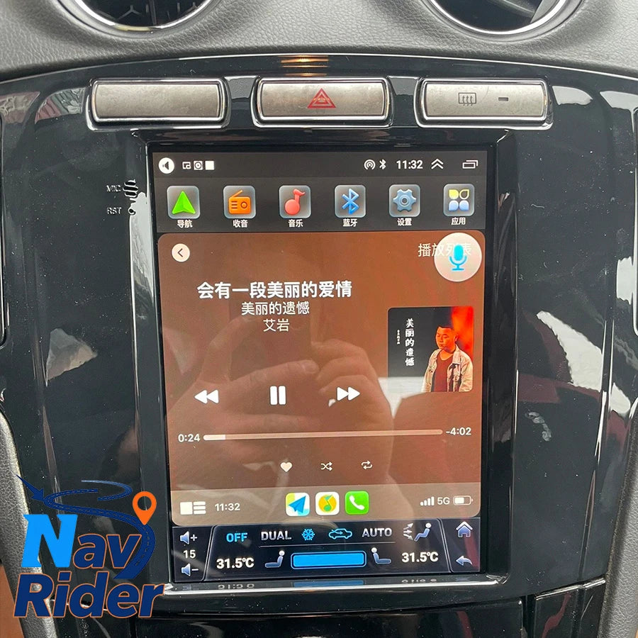 Carplay Navigation 4G WiFi Car Radio 2din 9.7" For Ford Mondeo 2007-2010 Stereo Navigation