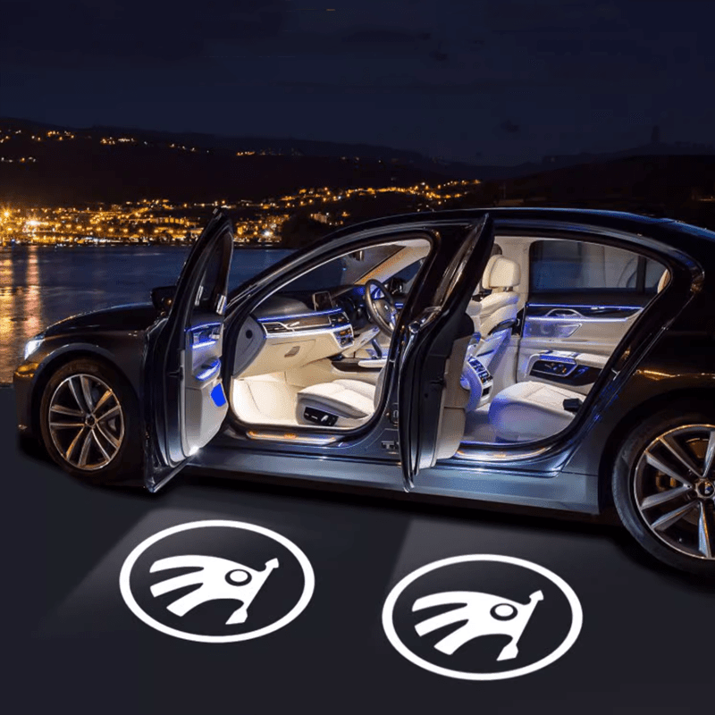Skoda Compatible Car Door Welcome Lights