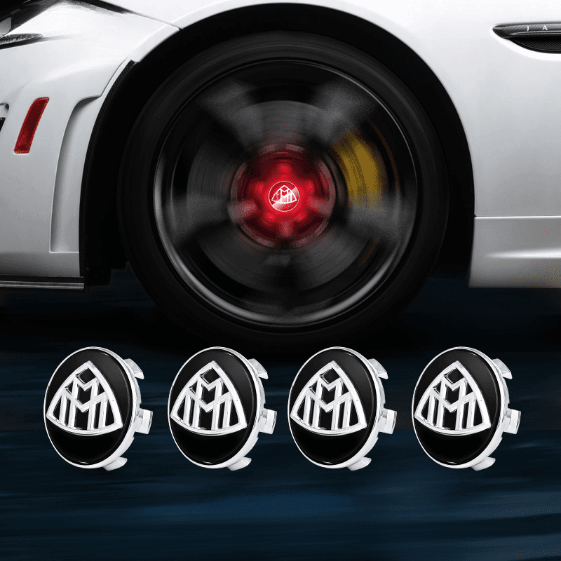 Suitable For Maybach Magnetic Suspension Hub Caps & LED Suspension Luminous Wheel Hub Lights