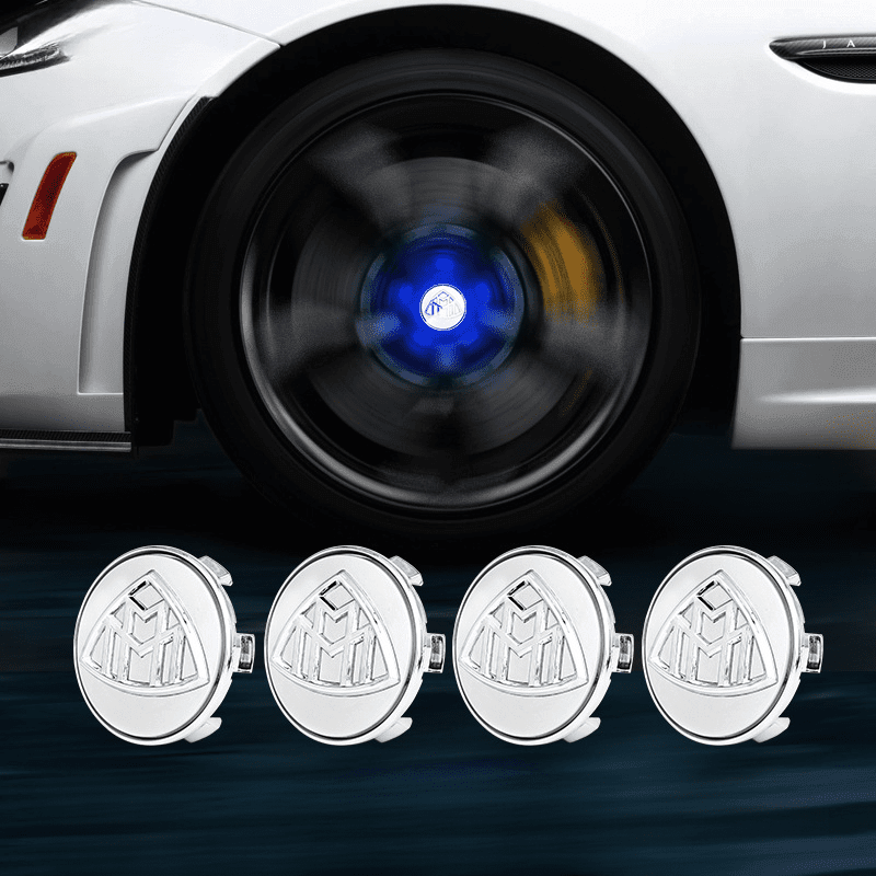 Suitable For Maybach Magnetic Suspension Hub Caps & LED Suspension Luminous Wheel Hub Lights