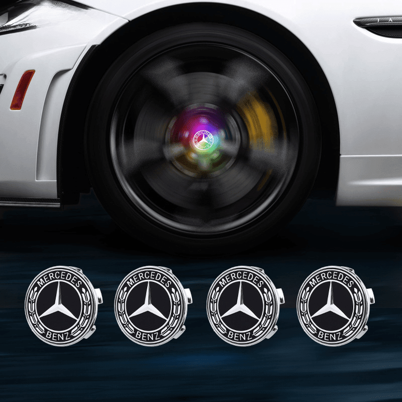 Suitable For Mercedes-Benz Magnetic Suspension Hub Caps & LED Suspension Luminous Wheel Hub Lights
