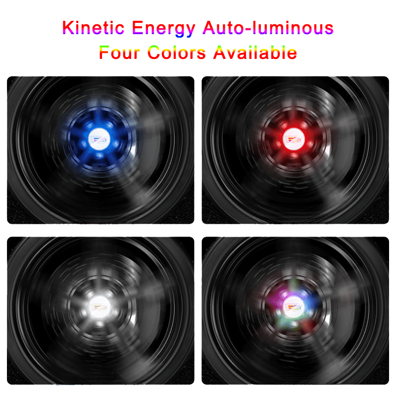 Suitable For Cadillac Magnetic Suspension Hub Caps & LED Suspension Luminous Wheel Hub Lights